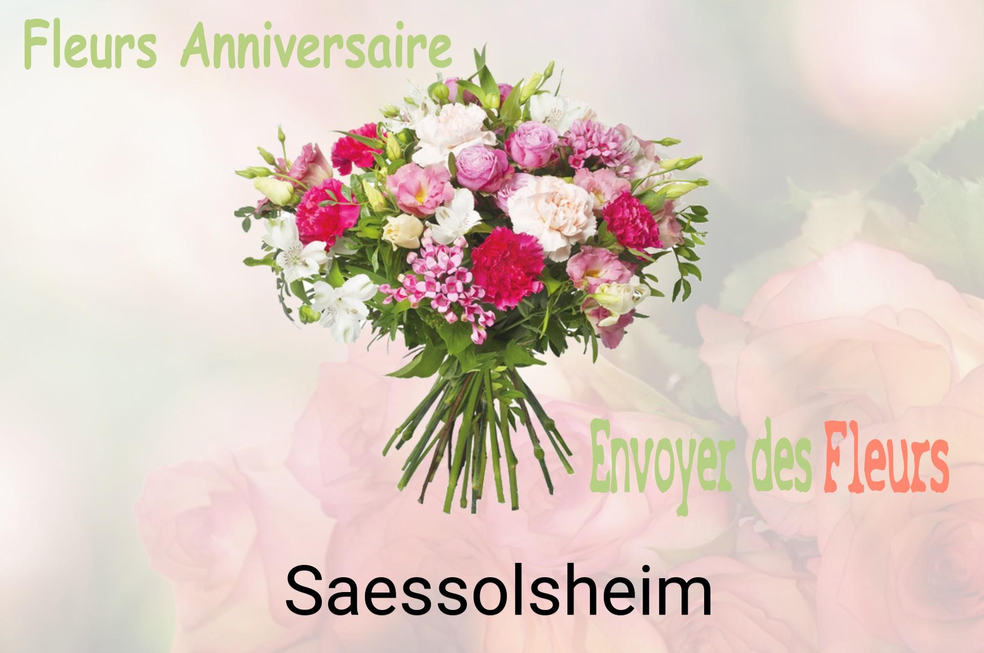 Bouquet de fleurs d’anniversaire livré à Saessolsheim